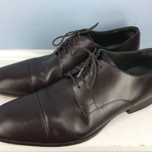 Savile Row Co London Brown leather Oxford Mens 11